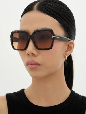 Tom Ford okulary przeciwsłoneczne damskie kolor brązowy FT1082_5452F