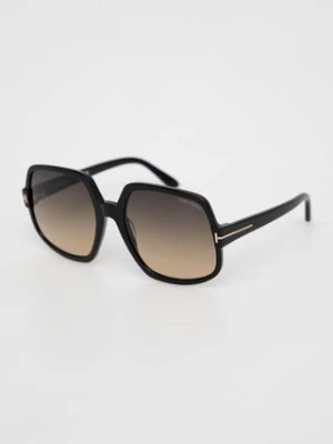Tom Ford okulary przeciwsłoneczne damskie kolor czarny