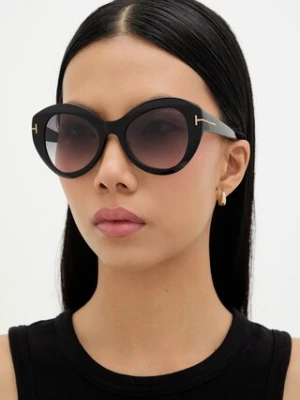 Tom Ford okulary przeciwsłoneczne damskie kolor czarny FT1084_5201B