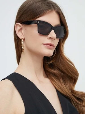 Tom Ford okulary przeciwsłoneczne damskie kolor czarny FT1085_5401A