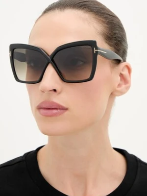 Tom Ford okulary przeciwsłoneczne damskie kolor czarny FT1195_6301B