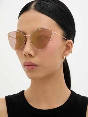 Tom Ford okulary przeciwsłoneczne damskie kolor różowy