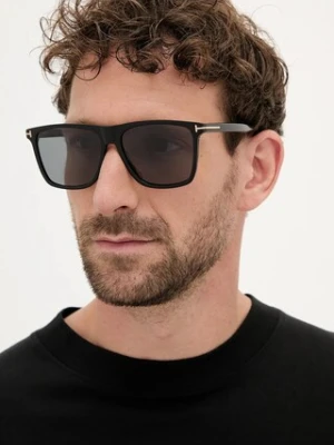 Tom Ford okulary przeciwsłoneczne Fletcher męskie kolor czarny FT0832_5701D