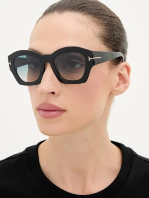 Tom Ford okulary przeciwsłoneczne Guilliana damskie kolor czarny FT1083_5201P