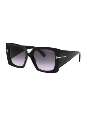 Tom Ford, Okulary przeciwsłoneczne Jacquetta Ft0921 Black, unisex,
