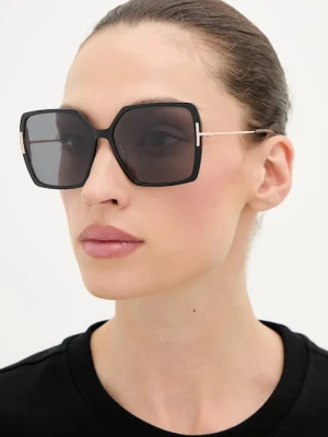 Tom Ford okulary przeciwsłoneczne Joanna damskie kolor czarny FT1039_5905D