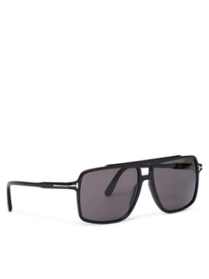 Tom Ford Okulary przeciwsłoneczne Kemp FT1177 01A Czarny
