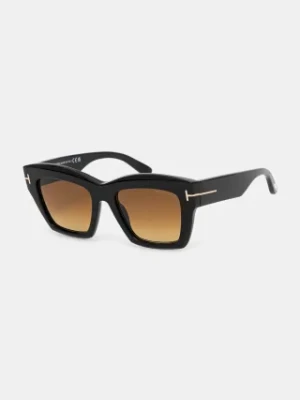 Tom Ford okulary przeciwsłoneczne Luna damskie kolor czarny FT1191_5201F