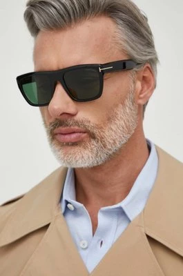 Tom Ford okulary przeciwsłoneczne męskie kolor czarny FT1077_5501N