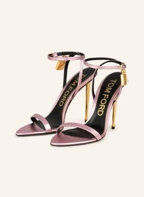 Tom Ford Sandały Na Obcasie rosa