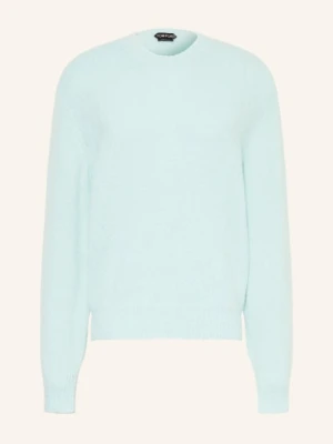 Tom Ford Sweter Z Alpaki blau