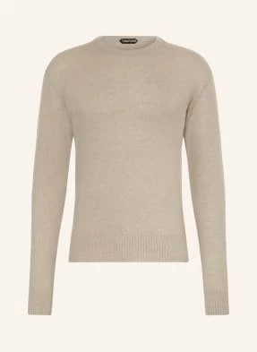 Tom Ford Sweter Z Kaszmiru Z Dodatkiem Jedwabiu beige