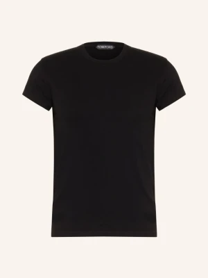 Tom Ford T-Shirt schwarz CZARNY
