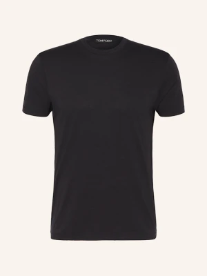 Tom Ford T-Shirt schwarz CZARNY