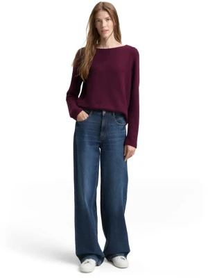 Tom Tailor Bluza w kolorze bordowym rozmiar: L