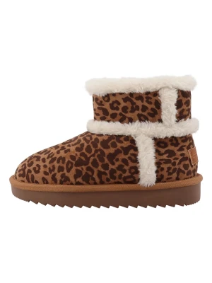 Tom Tailor Botki w kolorze jasnobrązowo-czarnym rozmiar: 34