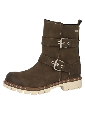 Tom Tailor Botki w kolorze khaki rozmiar: 37
