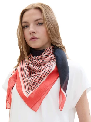 Tom Tailor Chusta w kolorze jasnoczerwono-czarno-białym rozmiar: onesize
