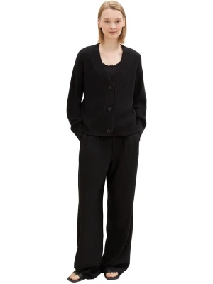 TOM TAILOR Denim Kardigan w kolorze czarnym rozmiar: L