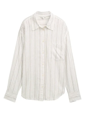 TOM TAILOR Denim Koszula w kolorze kremowo-oliwkowym rozmiar: S