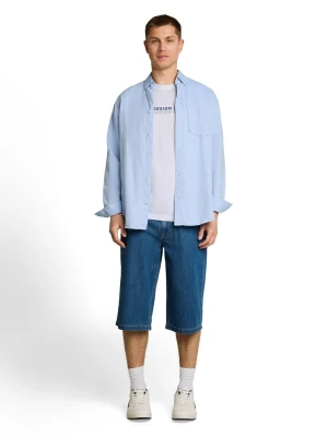 Tom Tailor Denim Koszulka męska Mężczyźni Bawełna (100%) biały,