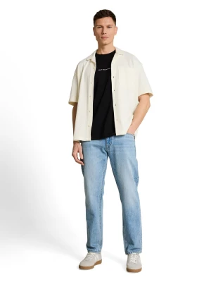 Tom Tailor Denim Koszulka męska Mężczyźni Bawełna (100%) czarny,