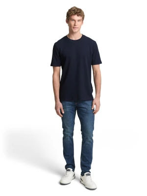 Tom Tailor Denim Koszulka męska Mężczyźni Bawełna niebieski,