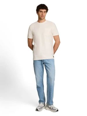 Tom Tailor Denim koszulka Mężczyźni Bawełna biały
