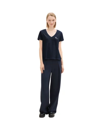 TOM TAILOR Denim Koszulka w kolorze granatowym rozmiar: L