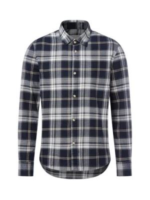 Tom Tailor Denim Męska koszula casual Mężczyźni Comfort Fit Bawełna niebieski w kratkę,