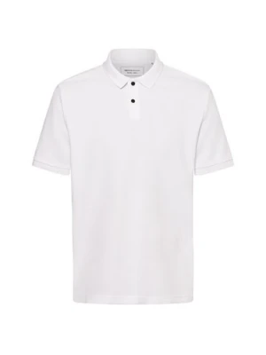 Tom Tailor Denim Męska koszulka polo Mężczyźni Bawełna biały,