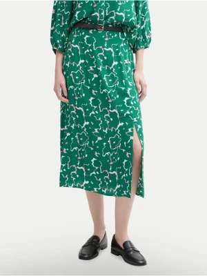 Tom Tailor Denim Spódnica midi 1045505 Zielony Regular Fit