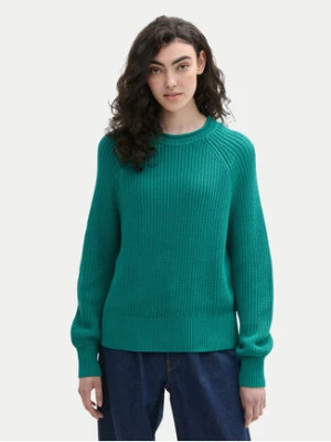Tom Tailor Denim Sweter 1043309 Zielony Regular Fit