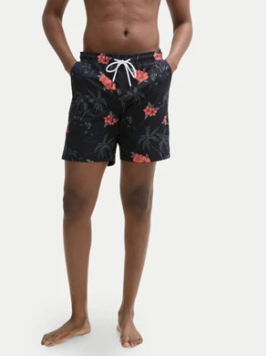 Tom Tailor Denim Szorty kąpielowe 1044696 Czarny Regular Fit