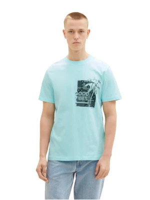 Tom Tailor Denim T-Shirt 1037205 Niebieski Regular Fit