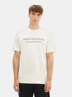 Tom Tailor Denim T-Shirt 1037683 Biały Regular Fit