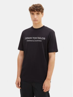 Tom Tailor Denim T-Shirt 1037683 Czarny Regular Fit