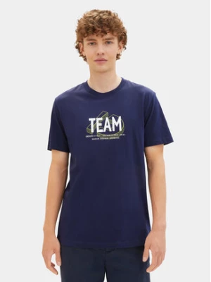 Tom Tailor Denim T-Shirt 1040838 Granatowy Regular Fit