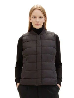 Tom Tailor Kamizelka pikowana w kolorze brązowym rozmiar: S