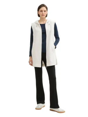 Tom Tailor Kamizelka w kolorze kremowym rozmiar: S