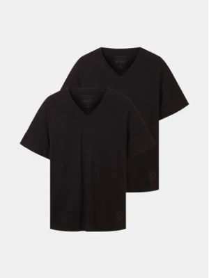 Tom Tailor Komplet t-shirtów 1037738 Czarny Regular Fit