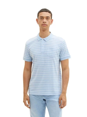 Tom Tailor Koszulka polo w kolorze błękitnym rozmiar: M