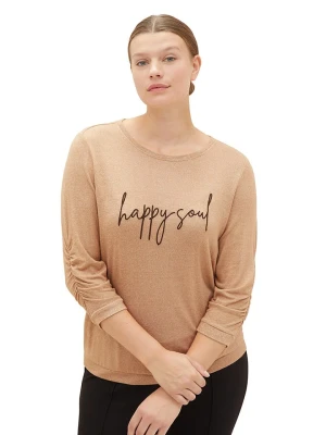 Zdjęcie produktu Tom Tailor Koszulka w kolorze jasnobrązowym rozmiar: 50