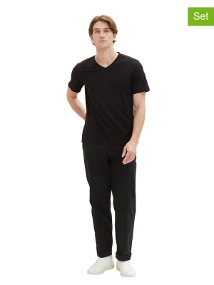Tom Tailor Koszulki (2 szt.) w kolorze czarnym rozmiar: XL