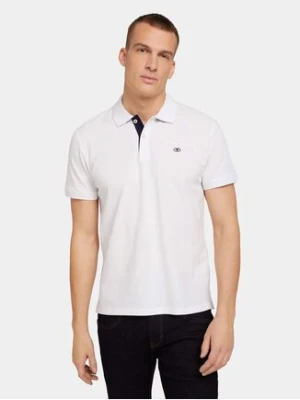 Tom Tailor Polo 1027713 Biały Regular Fit