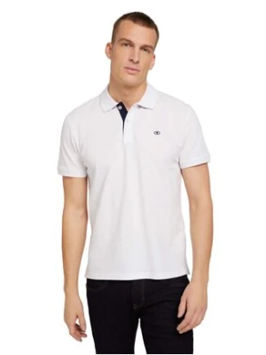 Tom Tailor Polo 1027713 Biały Regular Fit