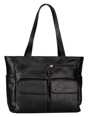Tom Tailor Shopper bag "Malina" w kolorze czarnym - 40 x 29 x 13,5 cm rozmiar: onesize