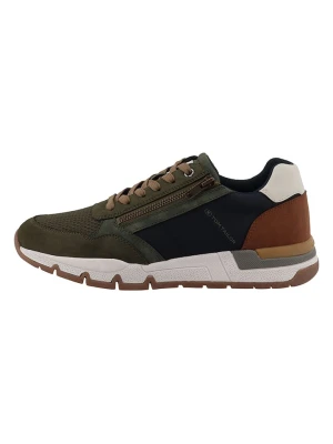 Tom Tailor Sneakersy w kolorze oliwkowo-jasnobrązowym rozmiar: 44