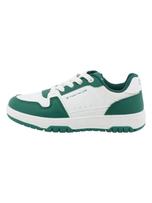 Tom Tailor Sneakersy w kolorze zielono-białym rozmiar: 34