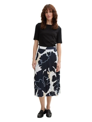 Tom Tailor Spódnica w kolorze granatowo-beżowo-białym rozmiar: 34